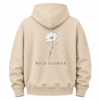 Single Stem Botanical Graphic Hoodie