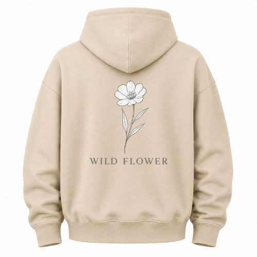 Single Stem Botanical Graphic Hoodie