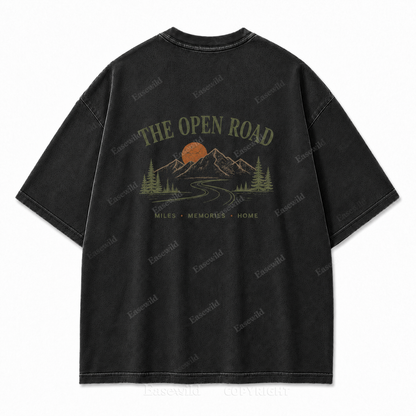Where the Open Road Feels Like Miles, Memories, and Home Tee