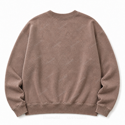 Somewhere Between Lost & Free Washed Crewneck