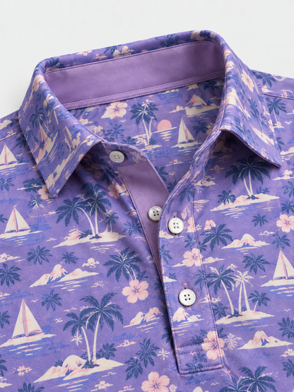 Lavender Island Golf Polo