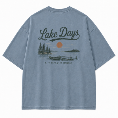 Where Slow Lake Days and Good Company Meet Tee