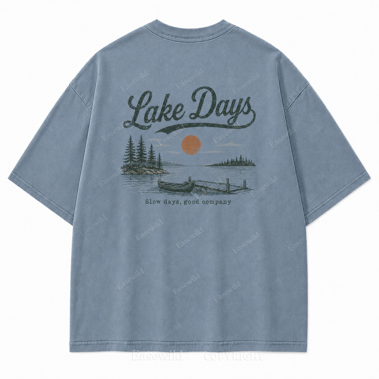 Where Slow Lake Days and Good Company Meet Tee