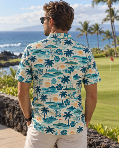 Coastal Escape Golf Polo