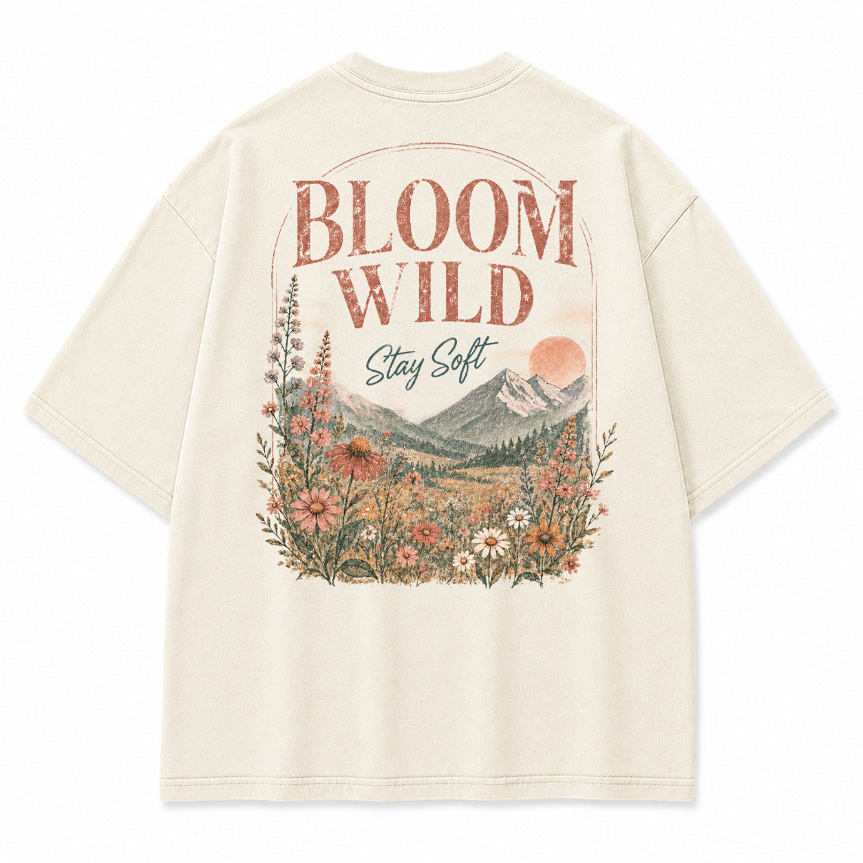 Wild Blossom Mountain Meadow Graphic T-Shirt