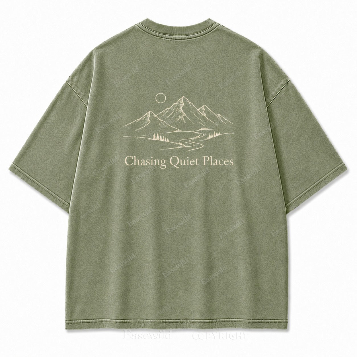 For Those Chasing Quiet Places Minimalist Mountain Tee