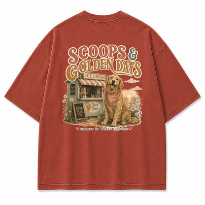 Scoops & Golden Days Graphic T-Shirt