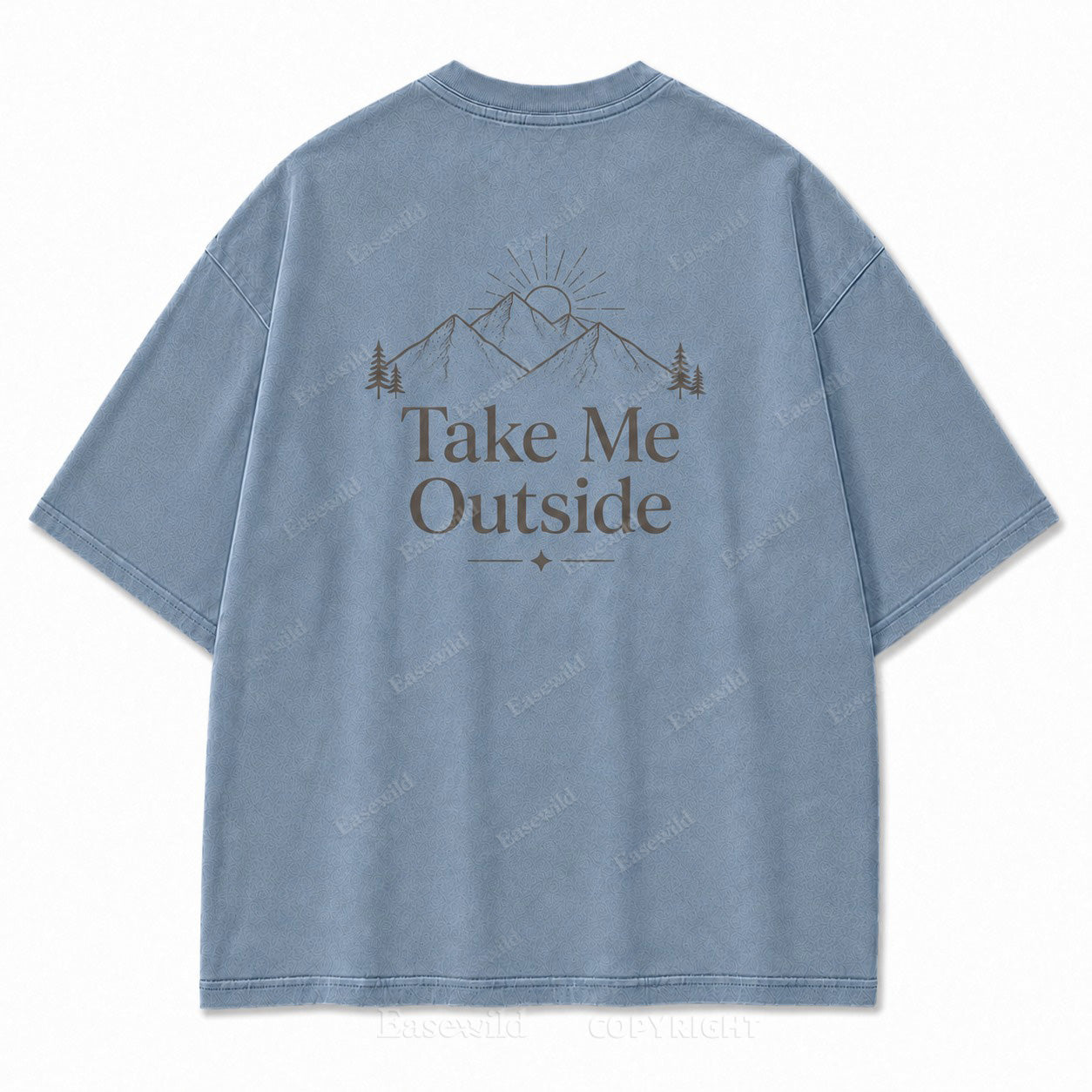 Take Me Outside Minimalist Mountain Tee