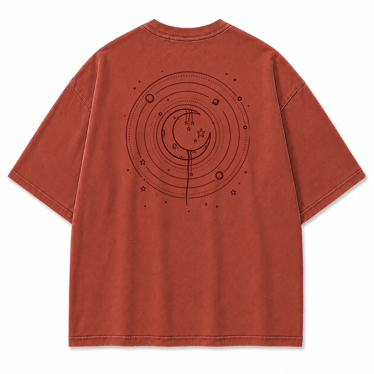 Celestial Moon Orbit Graphic T-Shirt