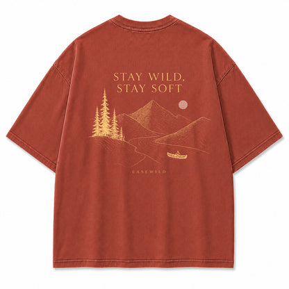 Minimal Wilderness Escape Graphic T-Shirt