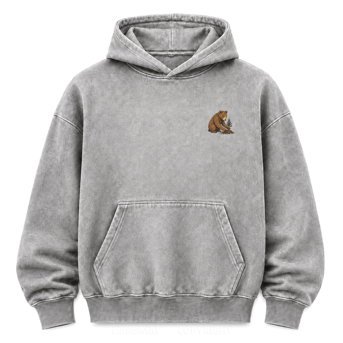Leave It Better – Vintage Bear & Mountain Washed Graphic Hoodie