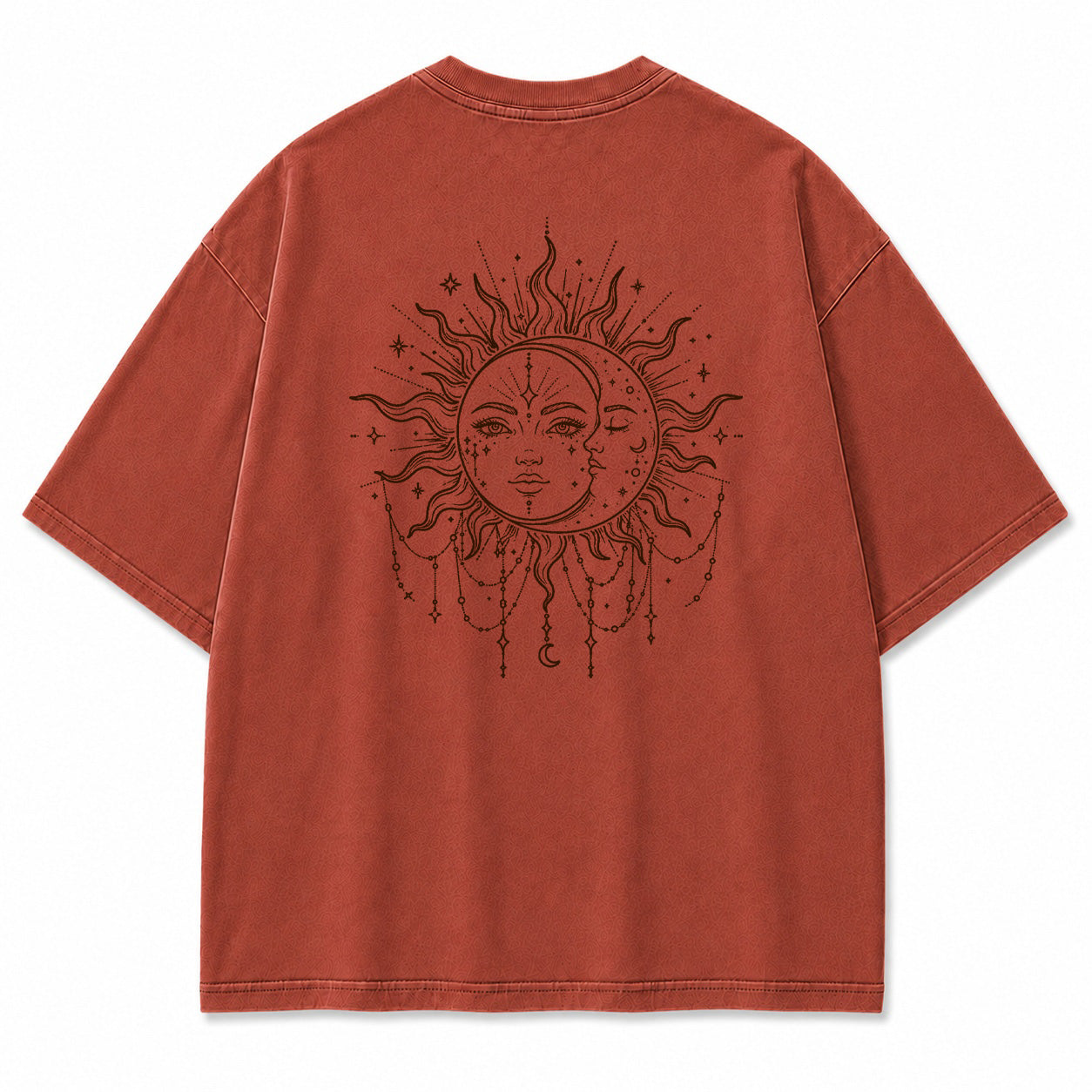 Sun Moon Celestial Spirit Graphic T-Shirt