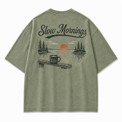 Slow Mornings by the Lake Tee