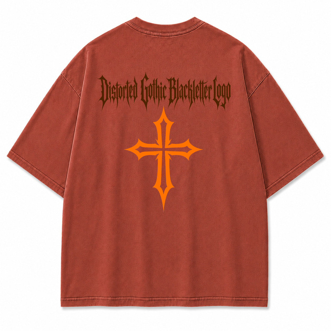 Gothic Cross Blackletter Graphic T-Shirt