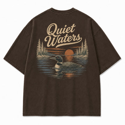 Quiet Waters Loon Graphic Tee