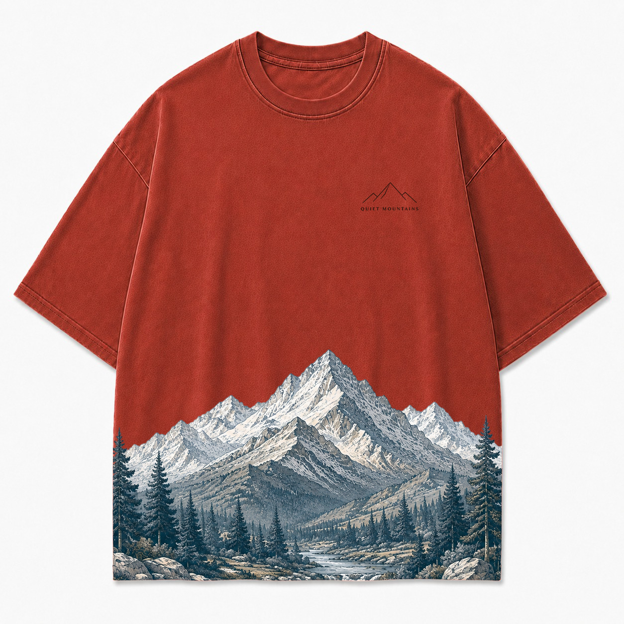 Summit Echo Alpine Landscape Graphic T-Shirt