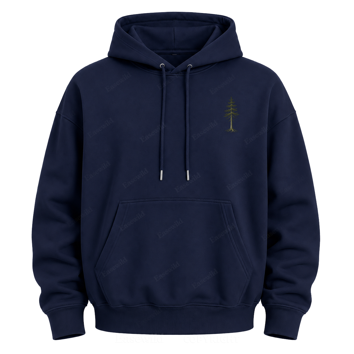 Wild in Quiet Ways Vintage Pine Graphic Hoodie