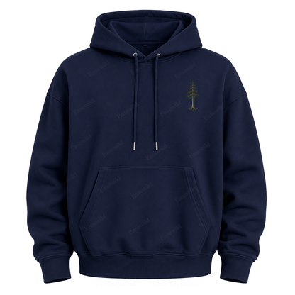 Wild in Quiet Ways Vintage Pine Graphic Hoodie