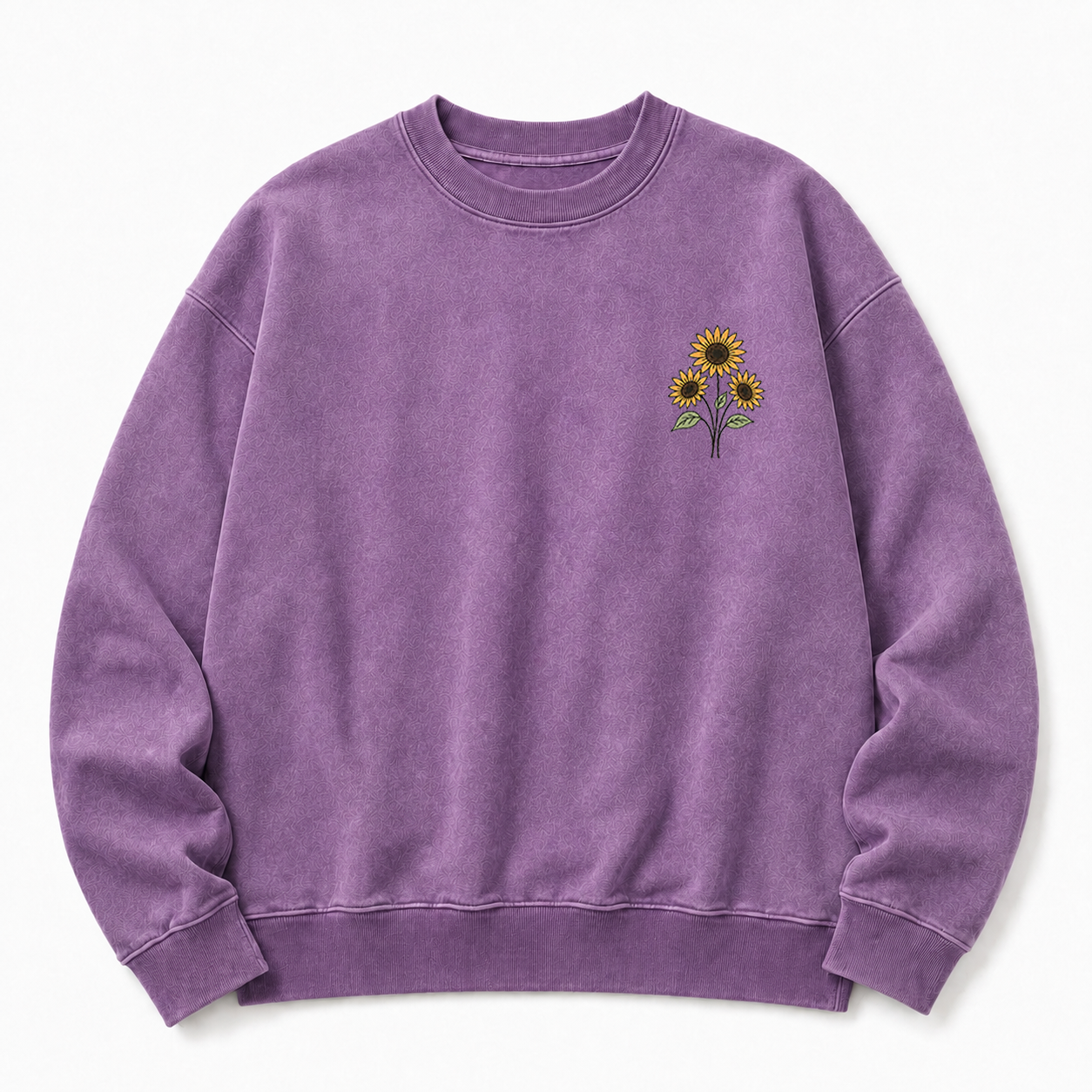 Bloom Where You Are Planted Washed Graphic Sweatshirt