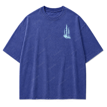 In the Stillness Mountain Washed Print Tee