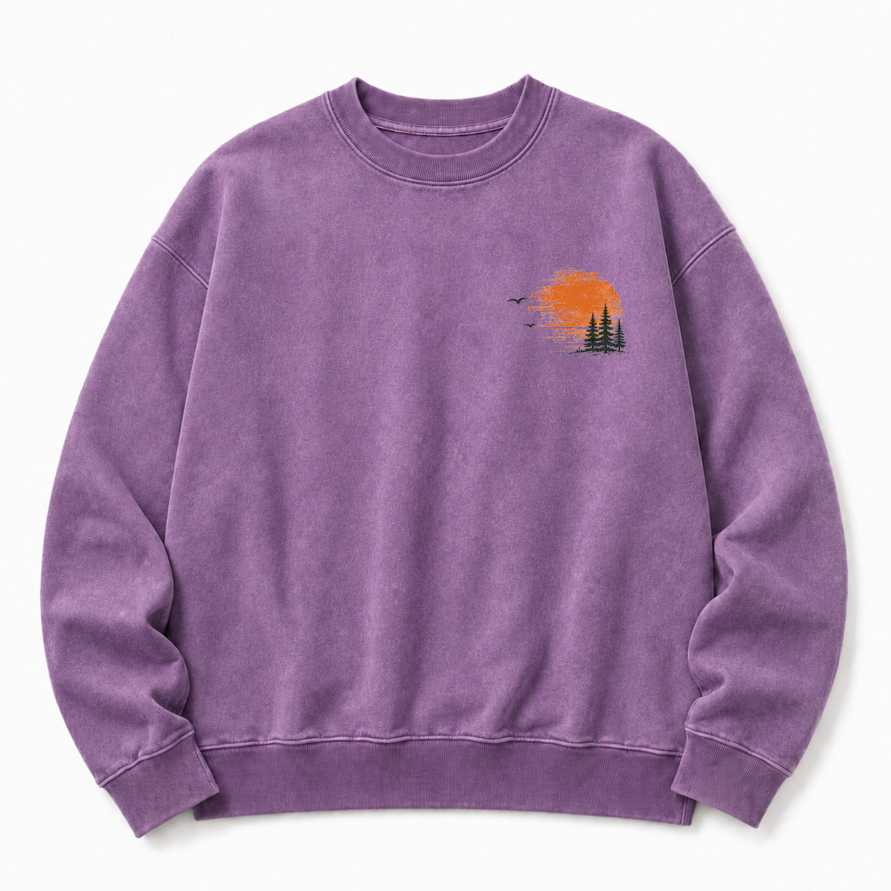 Somewhere Between Lost & Free Washed Back Graphic Sweatshirt