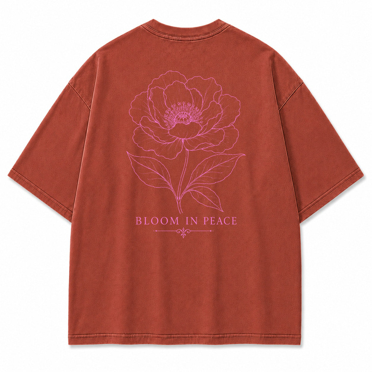 Bloom In Peace Floral Graphic T-Shirt