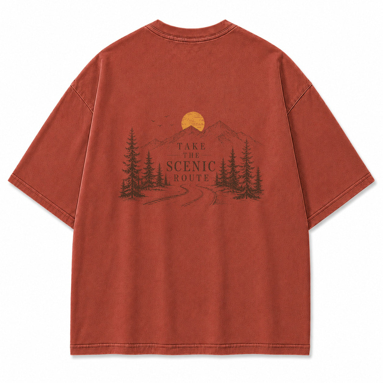 Take The Scenic Route Graphic T-Shirt