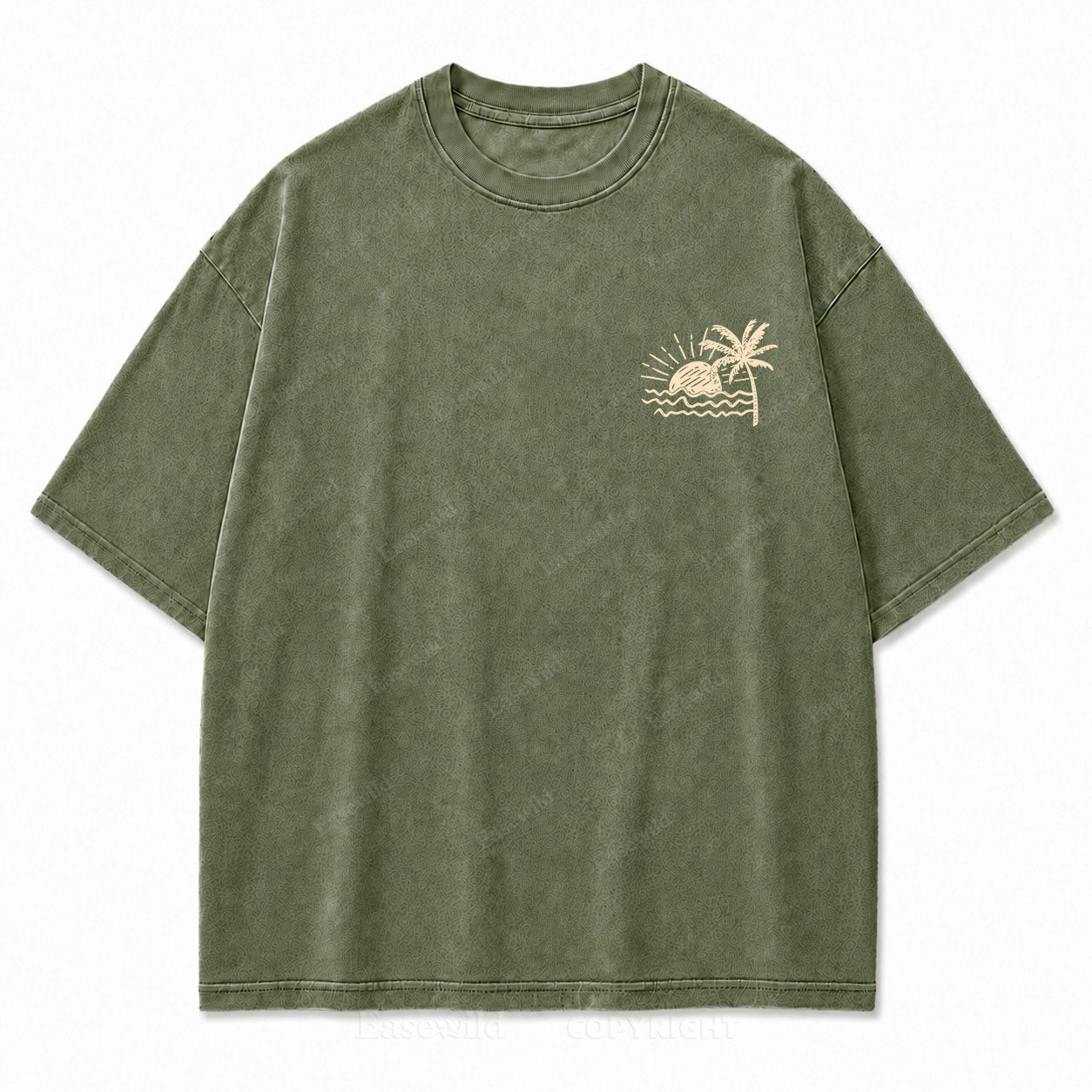 Walk By Faith Not By Sight Washed Graphic Tee