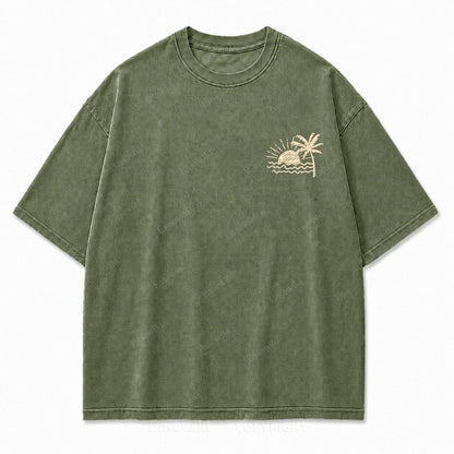 Walk By Faith Not By Sight Washed Graphic Tee
