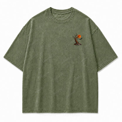 Stay Witchy  Halloween Washed Print Tee