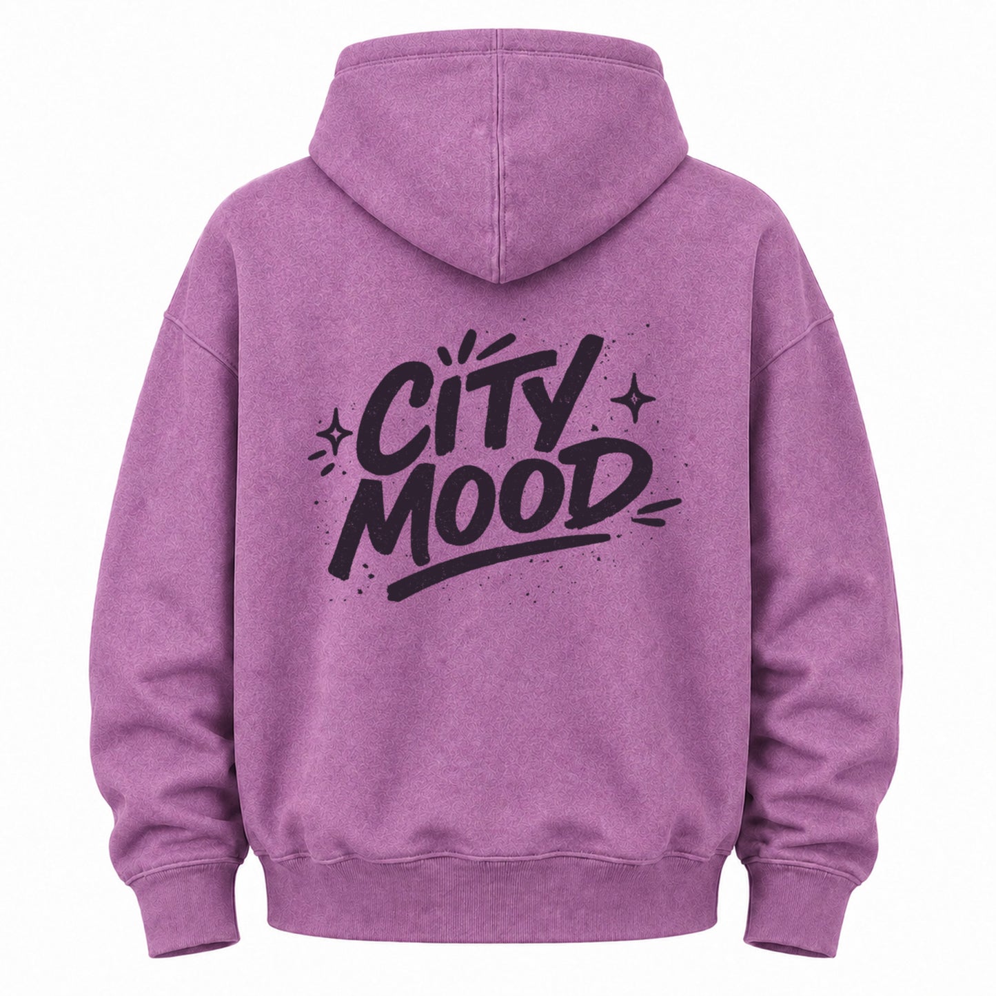 City Mood Graphic Washed Hoodie