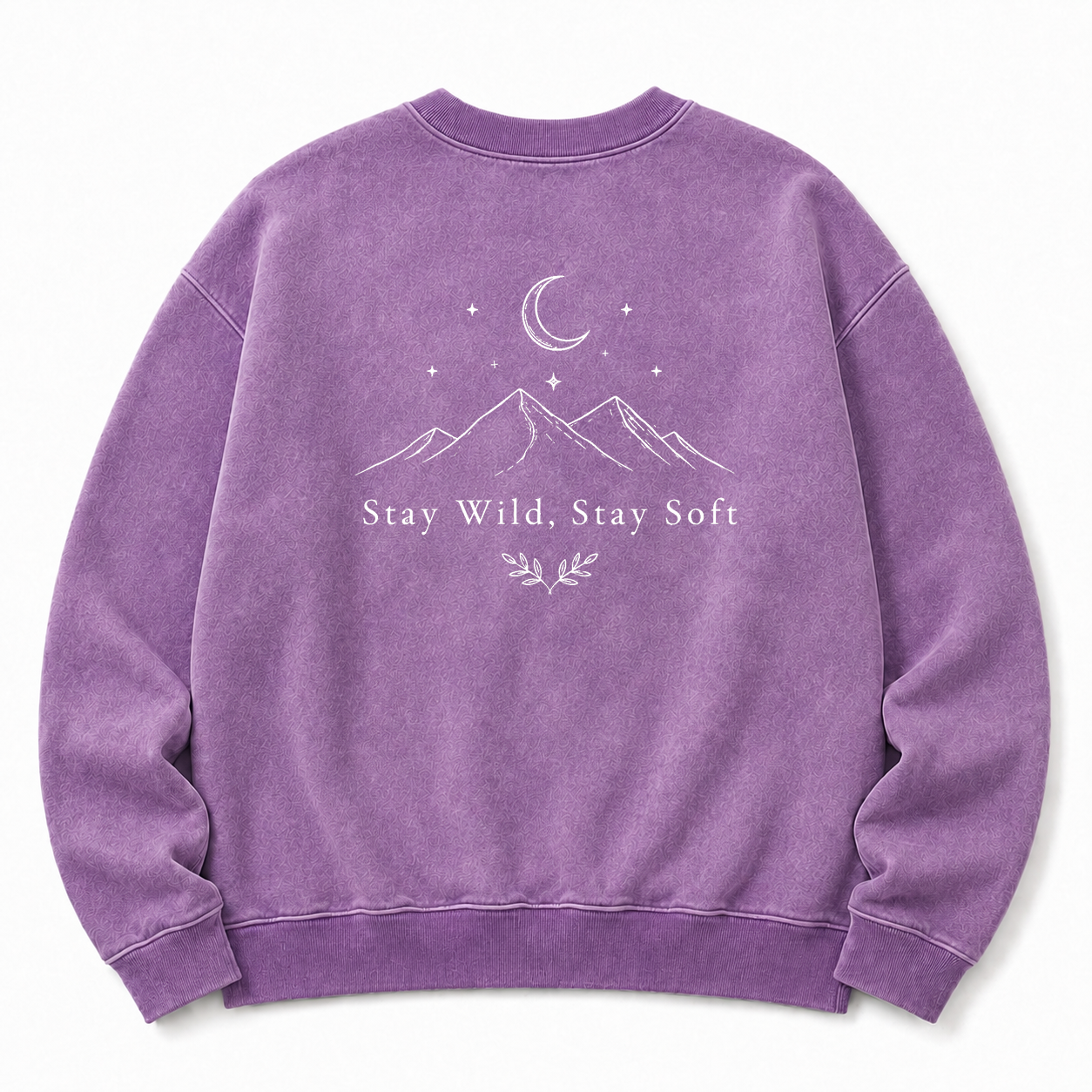 Stay Wild Stay Soft Washed Graphic Sweatshirt