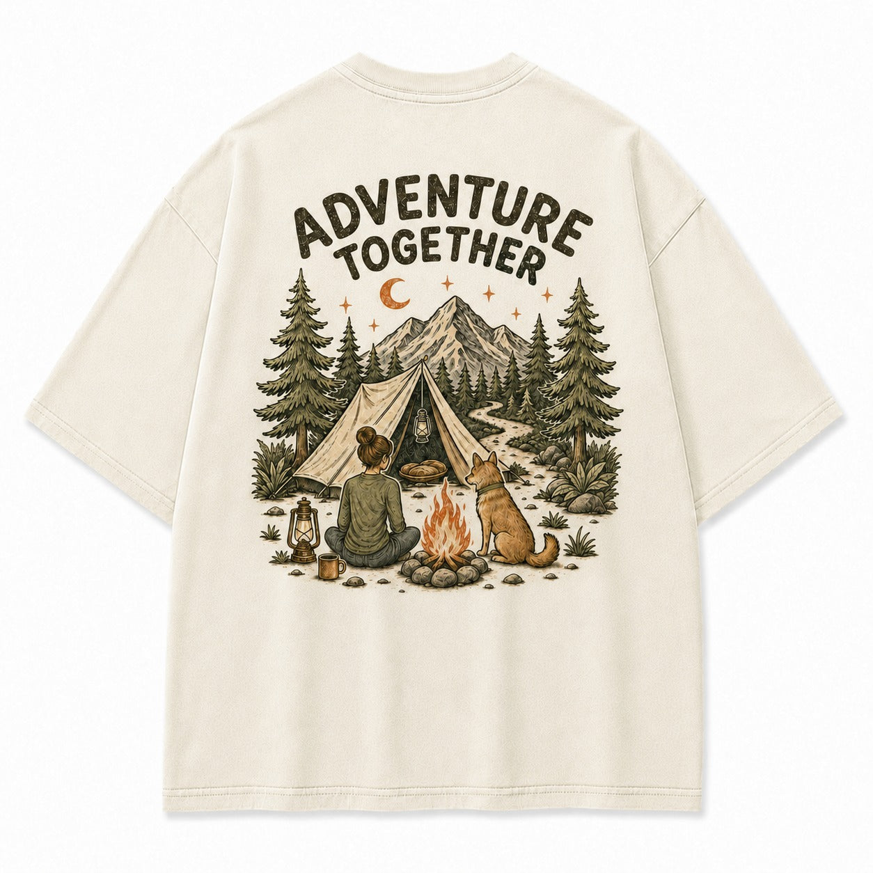 Adventure Together Campfire Graphic Tee