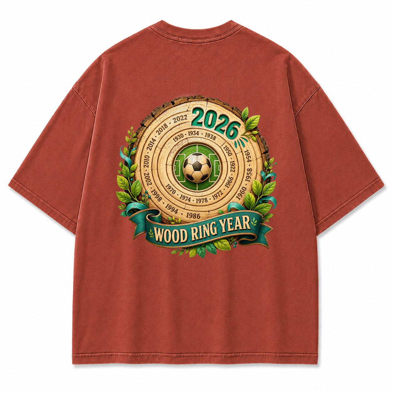 Wood Ring Year 2026 Vintage Graphic T-Shirt