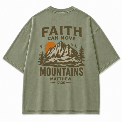 Faith Can Move Mountains Graphic T-Shirt