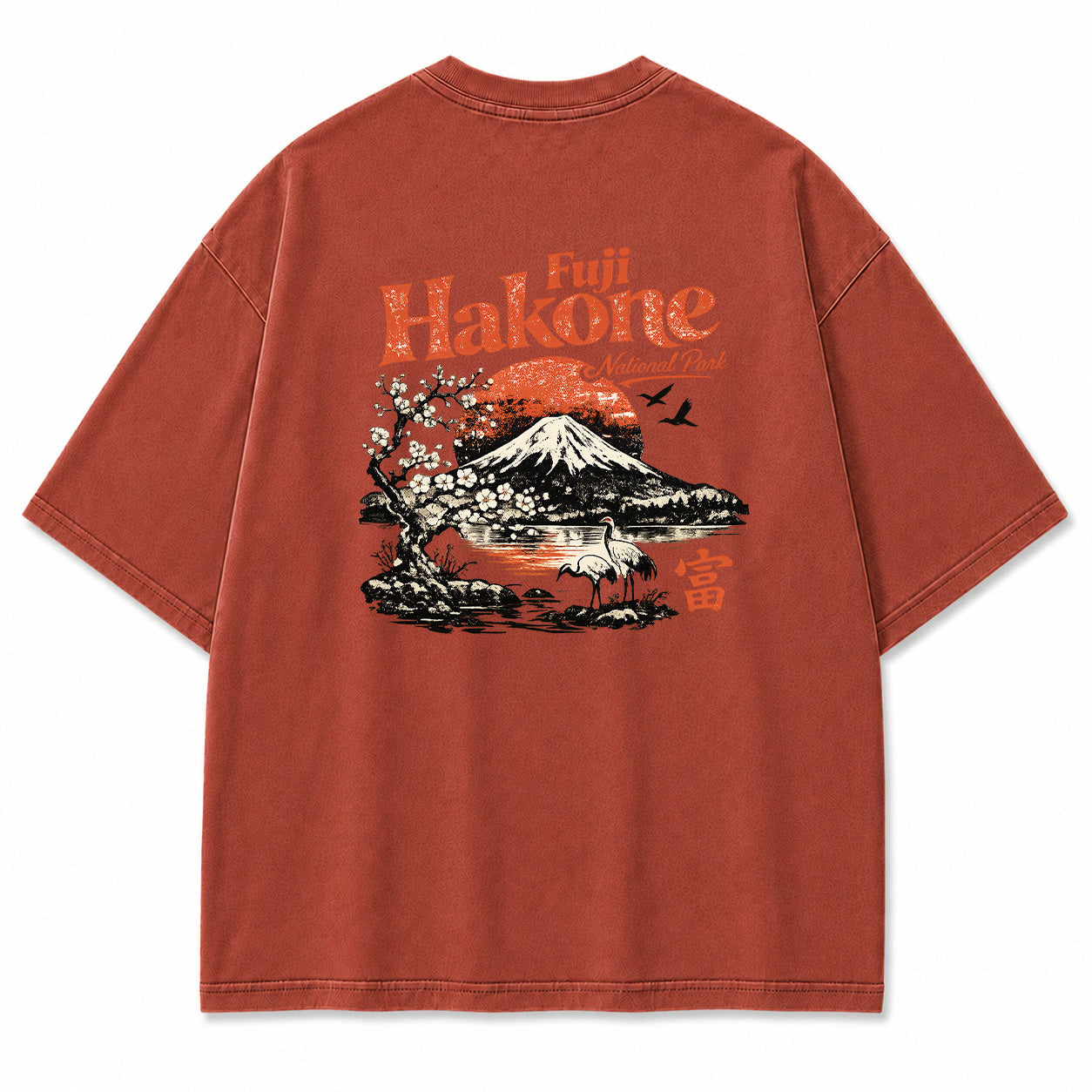 Fuji Hakone Mountain Vintage Graphic T-Shirt
