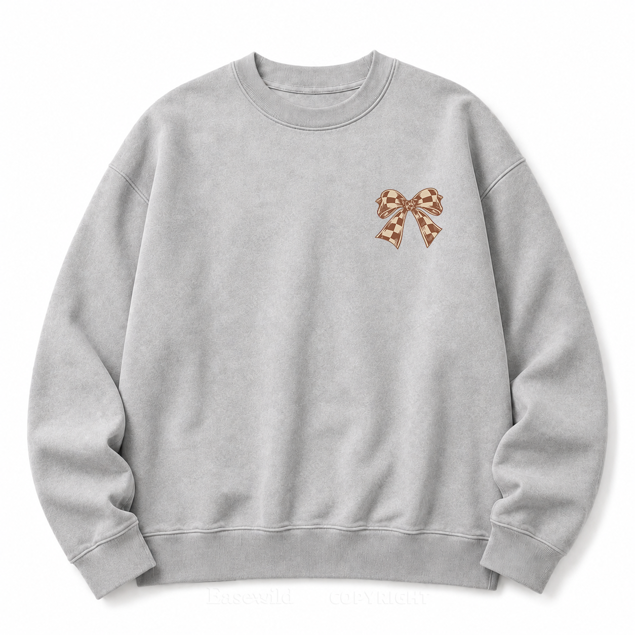 MAMA Bow Washed Graphic Sweatshirt