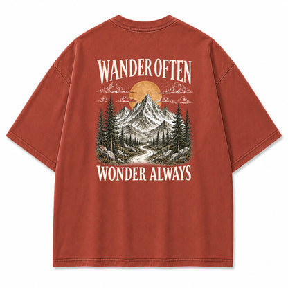 Wander Often Wonder Always Graphic T-Shirt