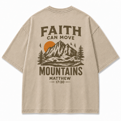 Faith Can Move Mountains Graphic T-Shirt