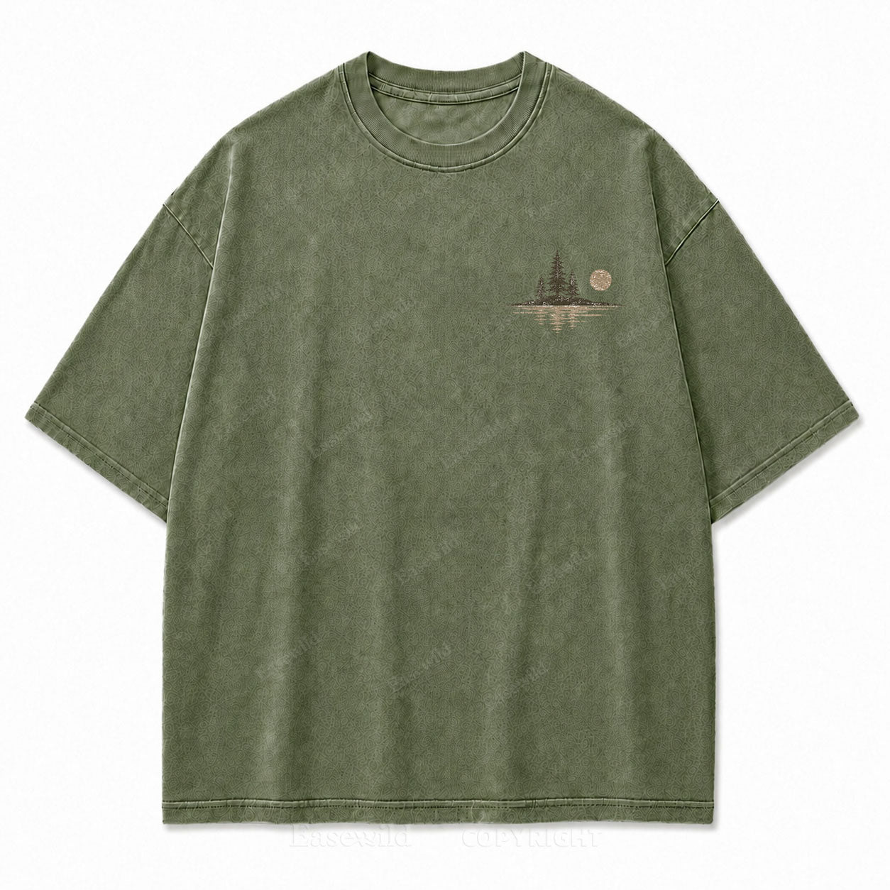Lake Days Card Washed Graphic Tee