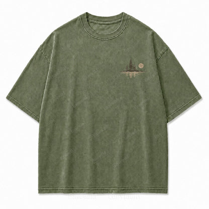 Lake Days Card Washed Graphic Tee