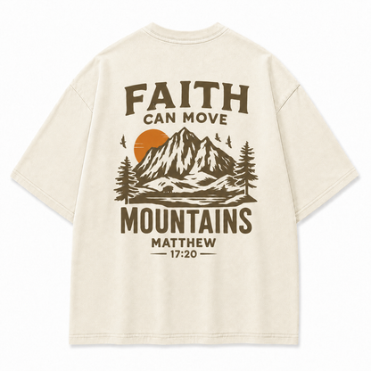 Faith Can Move Mountains Graphic T-Shirt