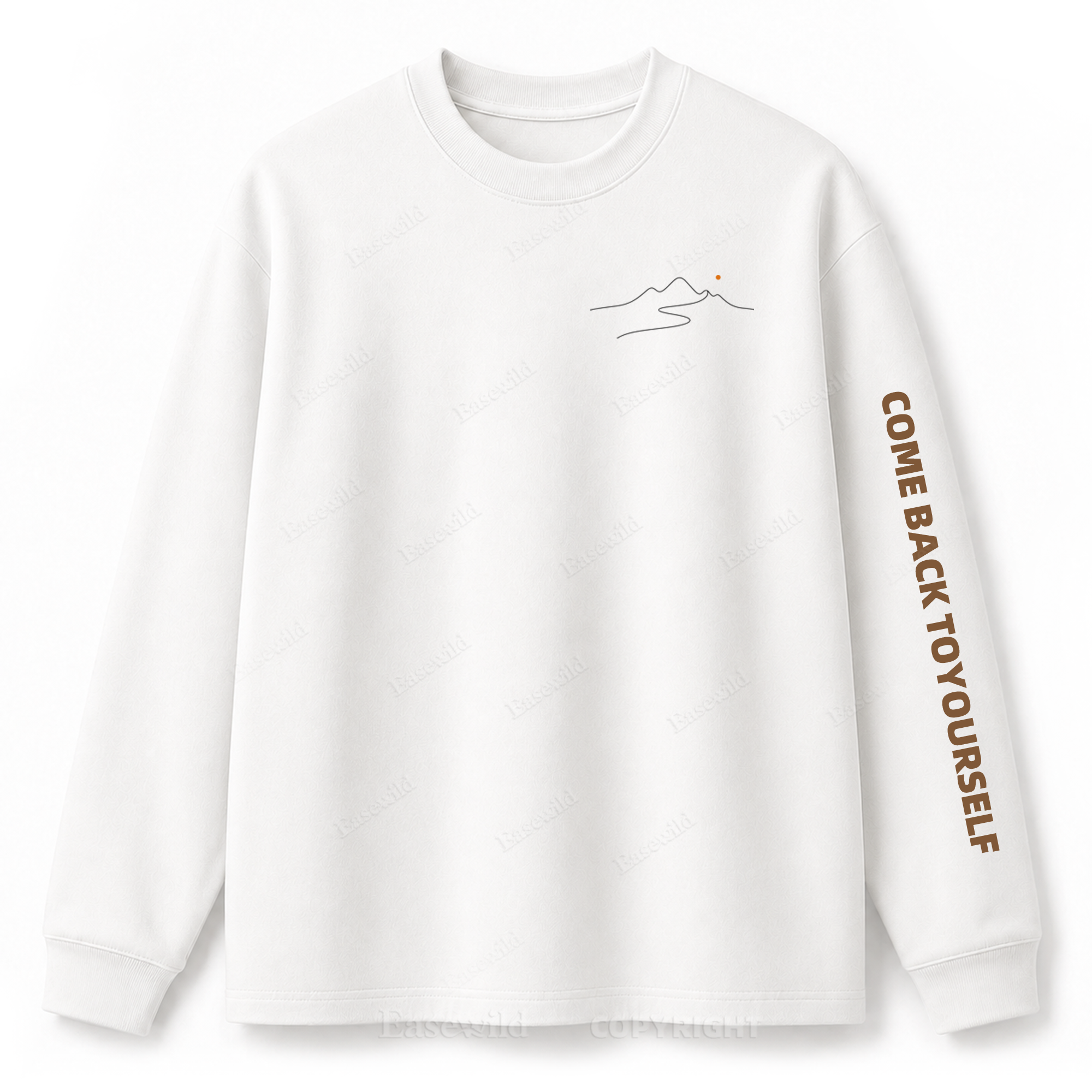 Go Where You Feel Most Alive Graphic Long Sleeve Tee