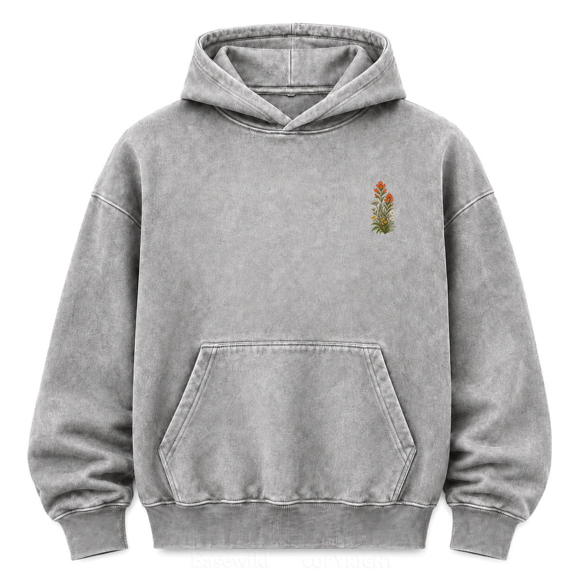 Where Peace Finds Me Vintage Mountain Washed Graphic Hoodie