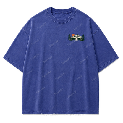 Campfire Evenings Outdoor Washed Print Tee