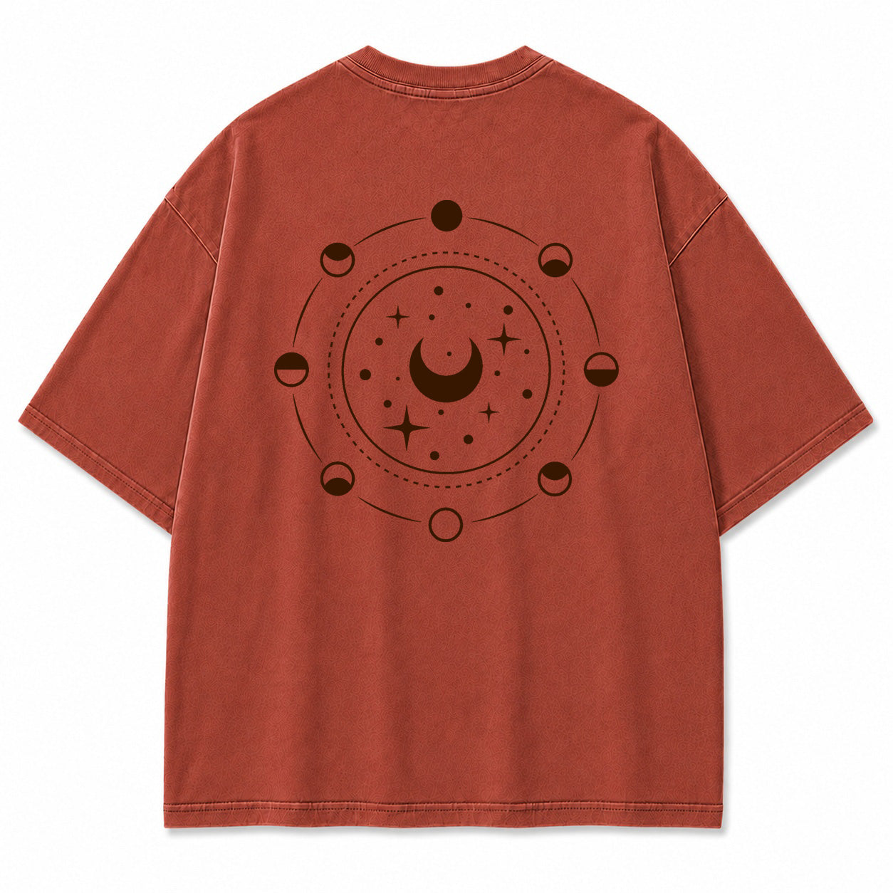 Lunar Phase Celestial Moon Graphic T-Shirt