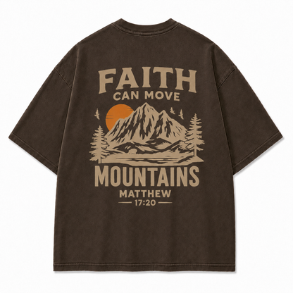 Faith Can Move Mountains Graphic T-Shirt