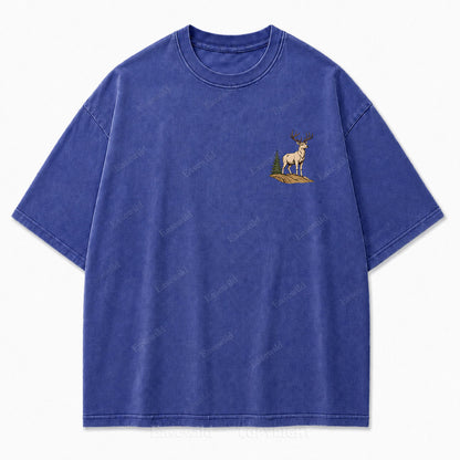 Go Find Your Peak Washed Print Tee