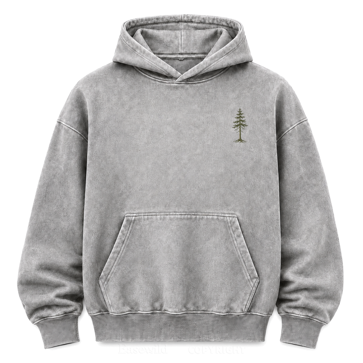 Wild in Quiet Ways Vintage Pine Washed Graphic Hoodie