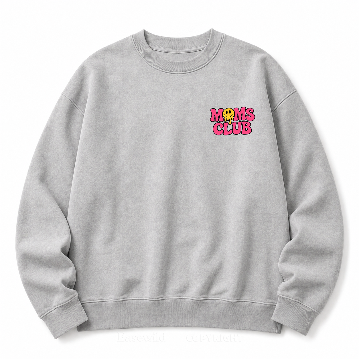 Overstimulated Moms Club Washed Graphic Sweatshirt